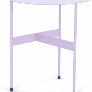 Sidebord Spinder Design Mira Ø40ÃH45 cm stål lys lilla udendørs